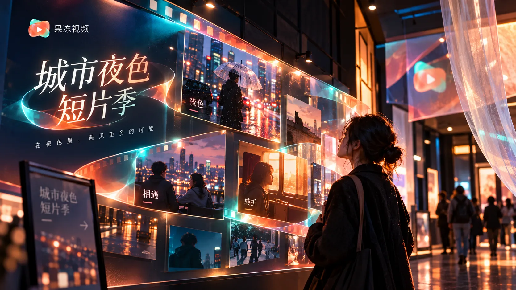 短篇影像的抽象视觉画面